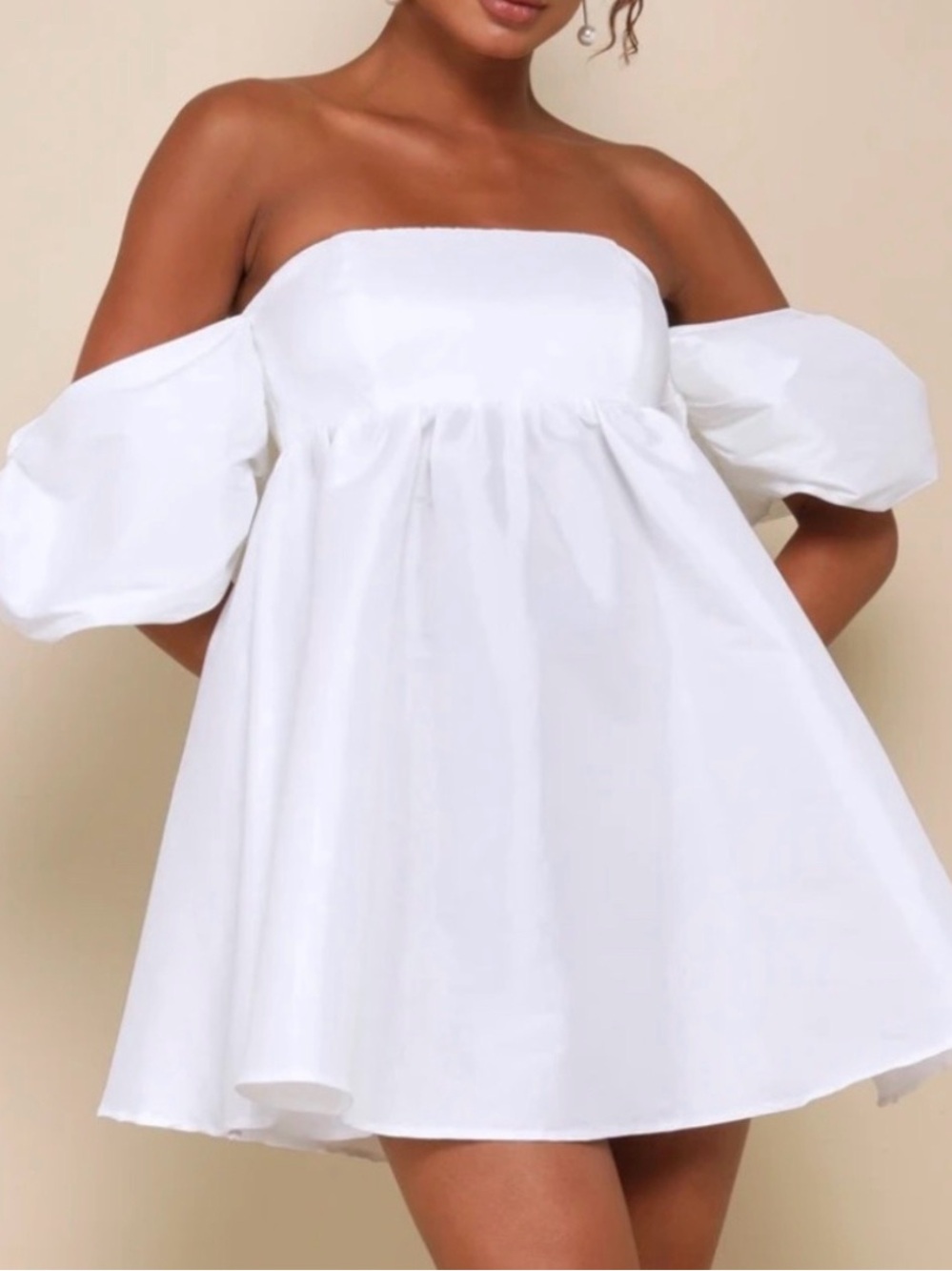 NEW!! LULUS [$110] | L | SWEET VISION BABYDOLL DRESS